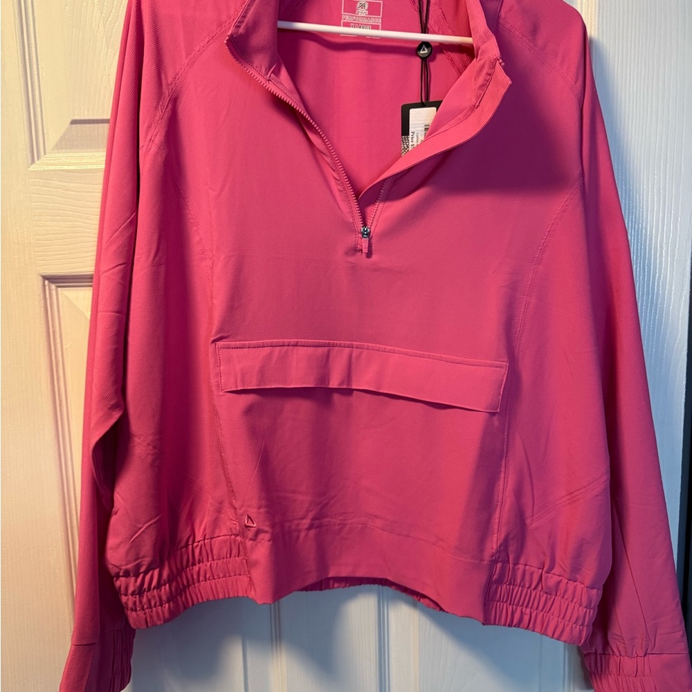 Ahead 2 Women's Pink Quarter-Zip Top
